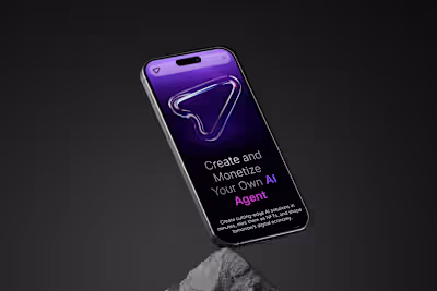 AI Agent Builder Landing Page [UI/UX]