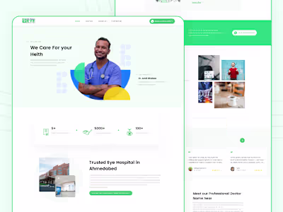 Eye Hospital Website Design