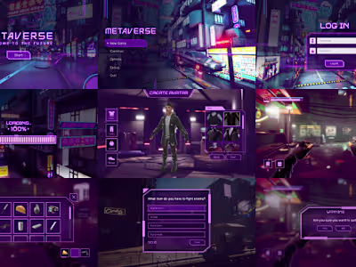 GUI Metaverse Game