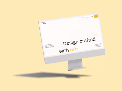 I’ve just given my portfolio website, https://taminodesign.c...