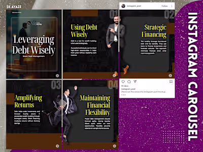Instagram Carousel Design for Financial Niche