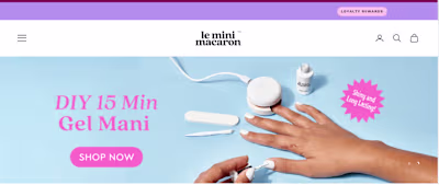 Le mini ecommerce design