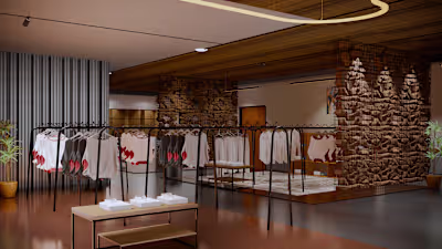 "Sarinah" The Clothing Store Interior
