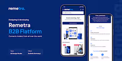 Remetra - B2B Flatform :: Behance