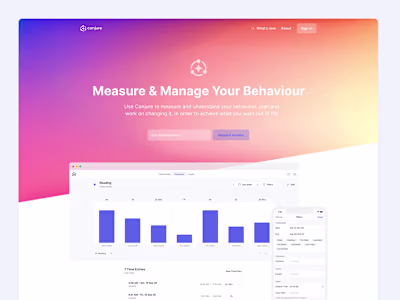 Designing a platform to help people measure & manage behaviour
