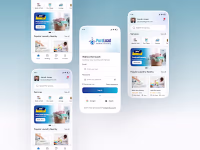 CleanWash – Laundry Service App