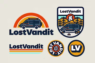 LostVandit Logo Design