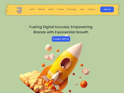 A Landing Page for an Add Agency