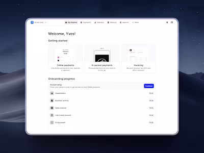 Redesign of Mollie's KYC and API Integration