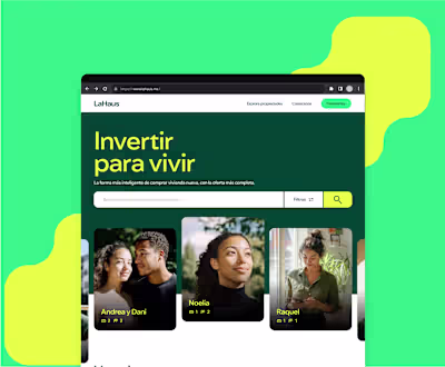 La Haus - Website UI Design