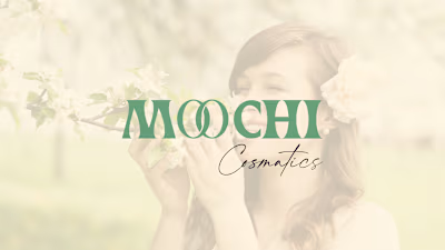 Moochi Cosmatics | Logo Design | Typologo