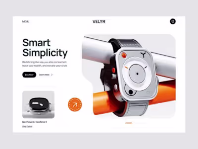 Smart Simplicity Product Landing Page UI/UX