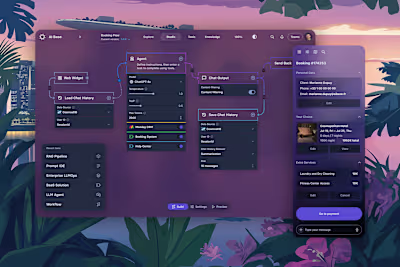 UI/UX Design for AI Chatbot & Intelligent Assistant Platform