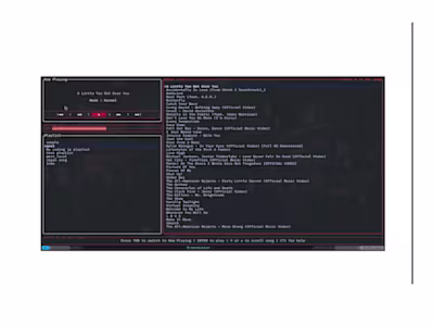 Termusix: Terminal Desktop Music Player