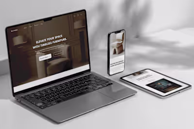 Elm and Oak - e-commerce design