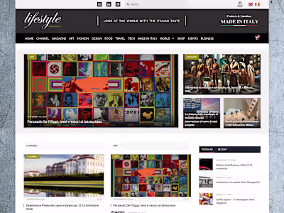 HOMEPAGE - LIFESTYLE MAGAZINE