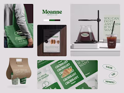 Moanne Bakery and Cafe - Visual Branding