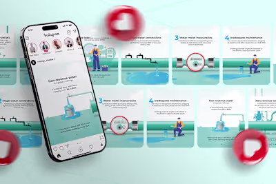 Illustrated Carousel | Non-Revenue Water