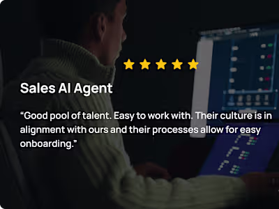 Staffing for Sales AI Agent Application
