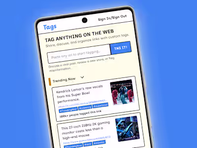 Tags: The Social Hub for Curating & Debating Online Content