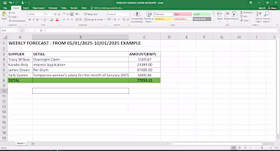 Supplier Payment Forecast