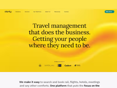Clarity Business Travel | Website Design, Dev & Content