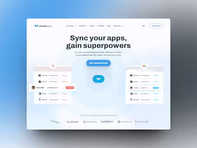 Whalesync - Webflow Development