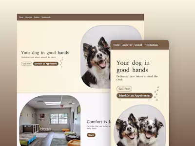 Dog daycare facility (example)
