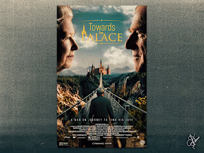 Fictional movie poster design (Towards the palace)