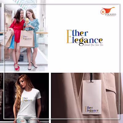 EtherElegance ( Fashion Brand Logo Design )