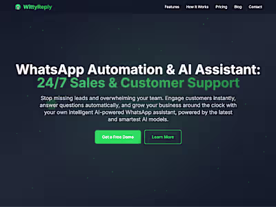 WittyReply - WhatsApp Automation, AI Chatbot & Customer Support