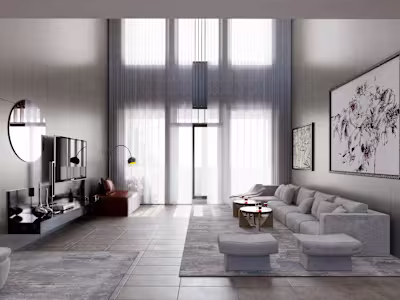 Living Room Interior Design - Saudi Arabia