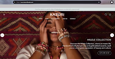 Website Copy - Kazuri Beads Kenya