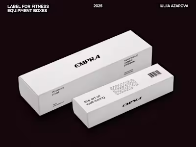 Print-Ready Product Label Design for Sales