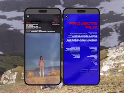 A minimalist digital editorial interface