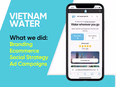 Water Delivery E-Commerce & SEO for Vietnam Market