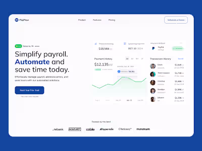 Payflow - Framer Design & Development