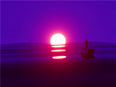 Sailing in the Ocean - Blender
