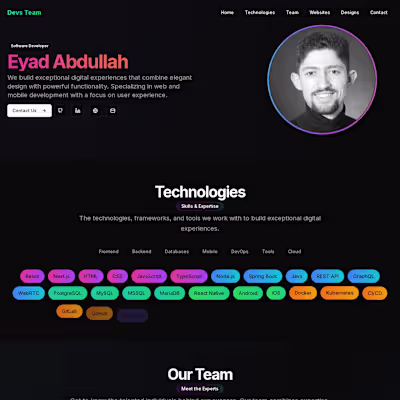 Showcasing Expertise in Software Development & IT Consulting