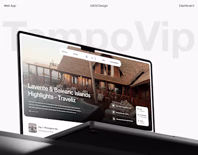 TempoVip Backoffice UI Redesign