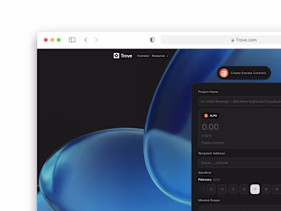 Trove — Trustless escrow for freelancers