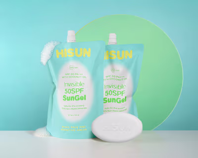 HiSun | Bodycare Sunscreen Branding + Packaging
