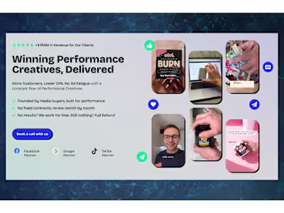 Performance-Creative Leadership for $350 M+ Ad Accounts