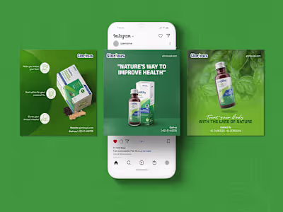 Social media carousel post design