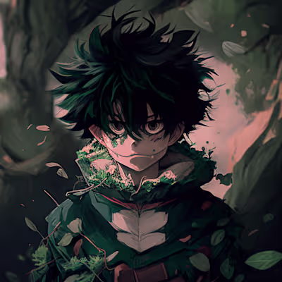 "Raging Enthusiasm: A Dabi x Midoriya Illustration"