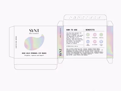 Brand & Packaging design for Futuristic face masks brand