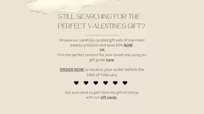 Valentine's Day Email Copy