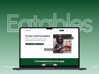 QuickEatables: Multi-User Platform Website A multi-page webs...