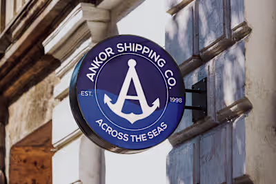 Ankor Shipping Company Brand Identity Design