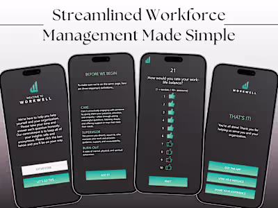 WORKWELL Employee Well-being Project